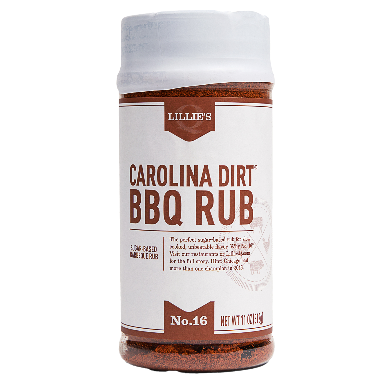 Lillie's Q Carolina Dirt BBQ Rub 11oz