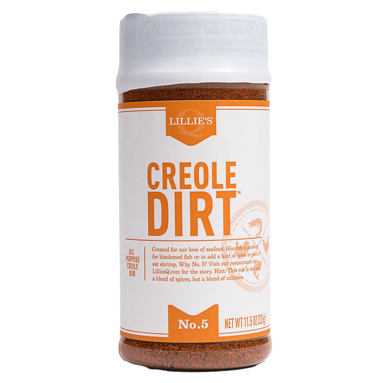 Lillie's Q Creole Dirt Rub 11.5 oz