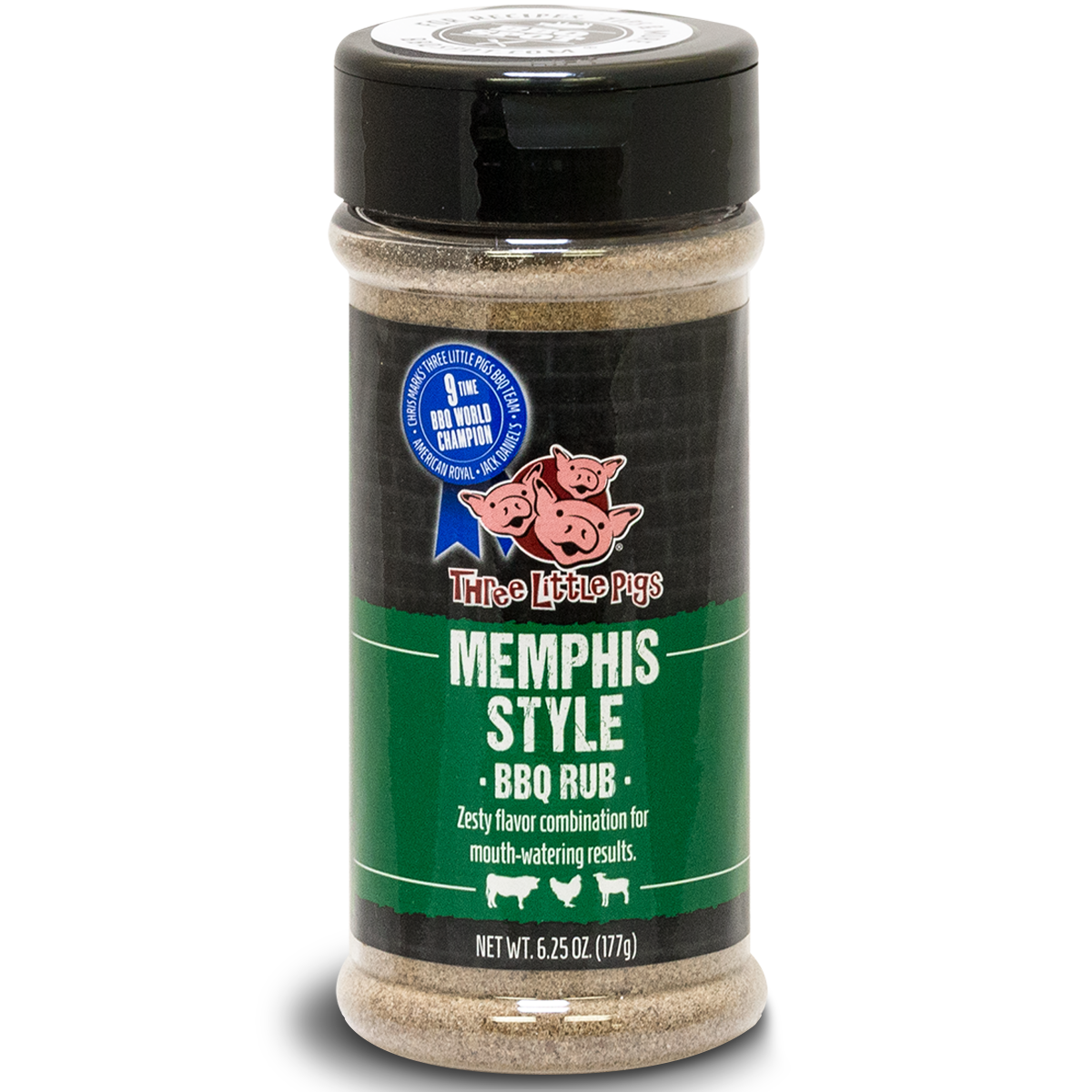 Three Little Pigs Memphis BBQ Rub