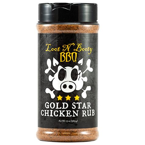 Loot N' Booty Gold Star Chicken Rub