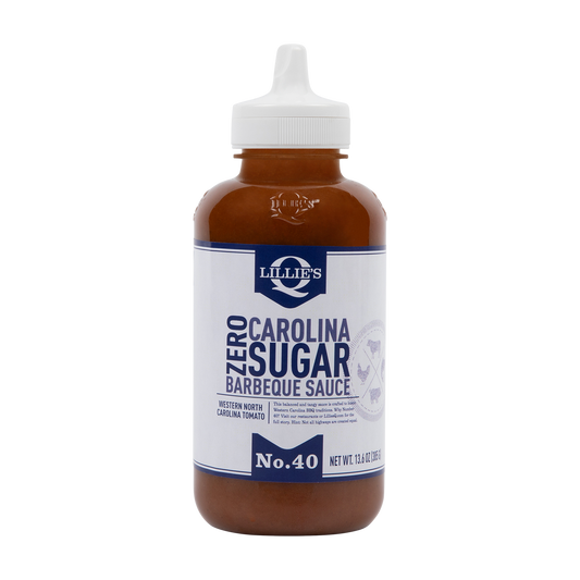 Lillie's Q Zero Sugar Carolina Barbeque Sauce Case (6 / 13.6 oz) Squeeze Bottle