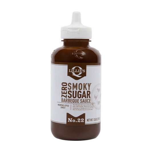 Lillie's Q Zero Sugar Smoky Barbeque Sauce Case (6 / 13.8 oz) Squeeze Bottle